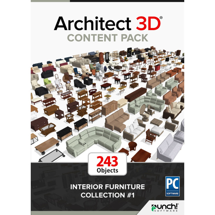 Content Pack- Interior Furniture Collection 1