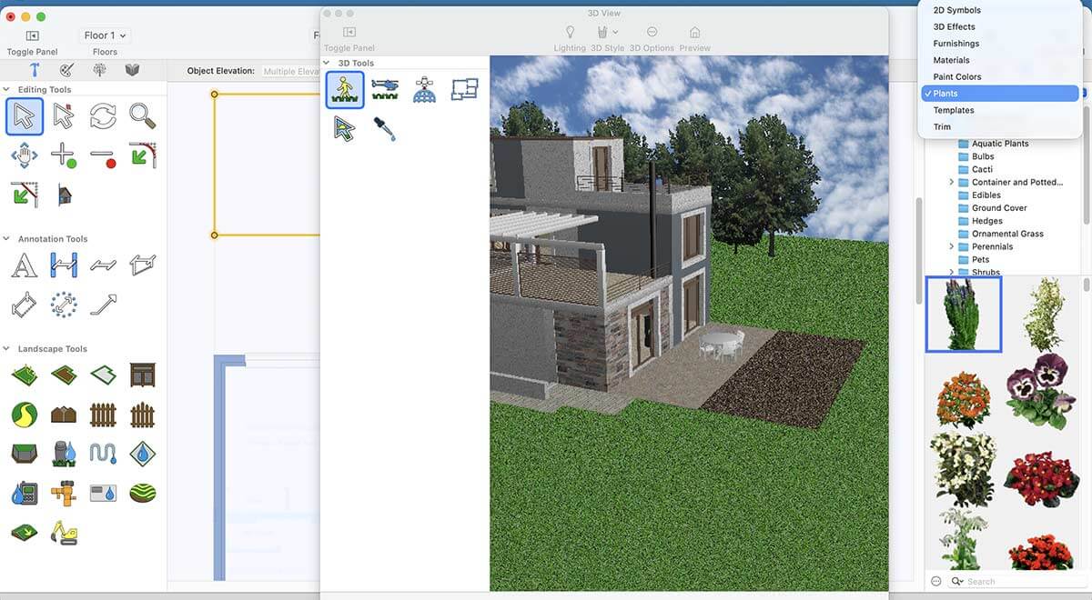 Ground Fill Region tool inside workspace