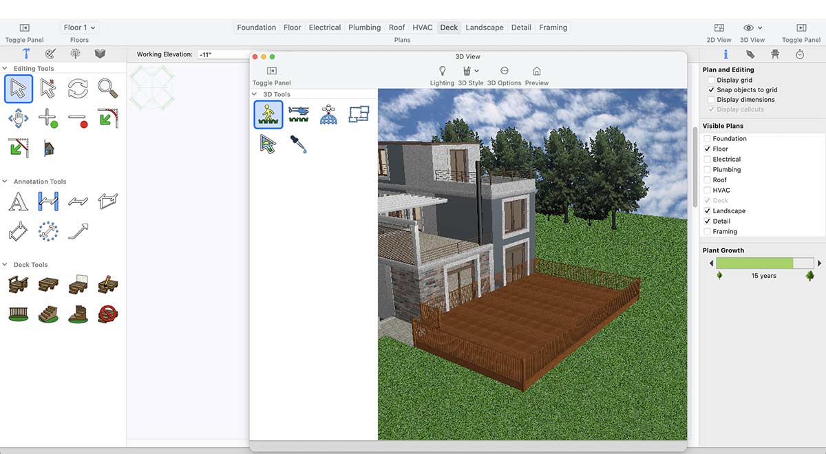 Ground Fill Region tool inside workspace