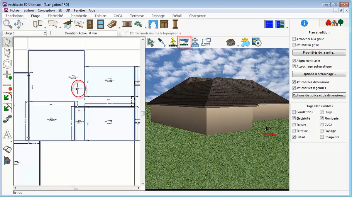 Learn to move around your house in 2D and 3D with the mouse