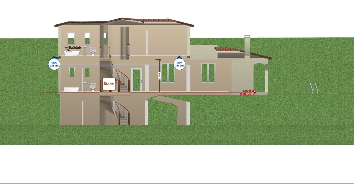 How to create cross sections with Architect 3D