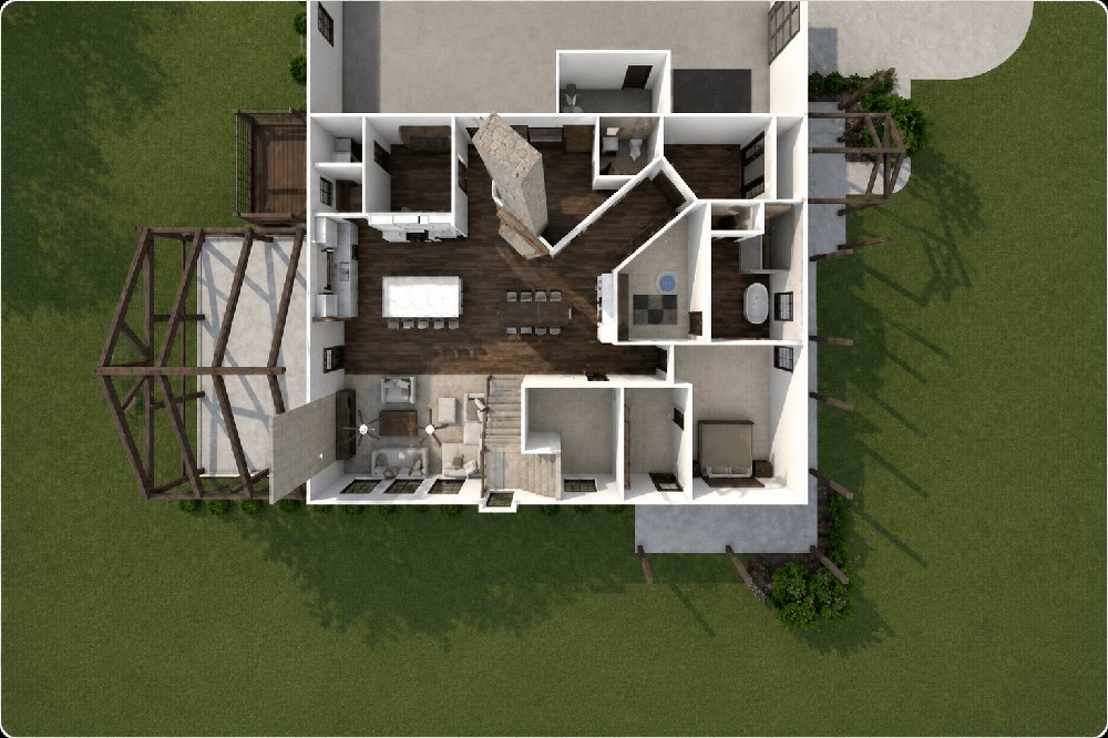 Enhanced aerial view — After