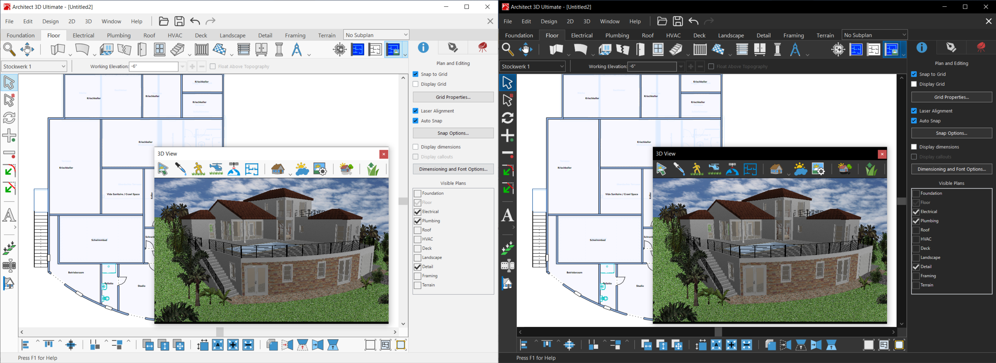 Adaptive Light and Dark Workspace